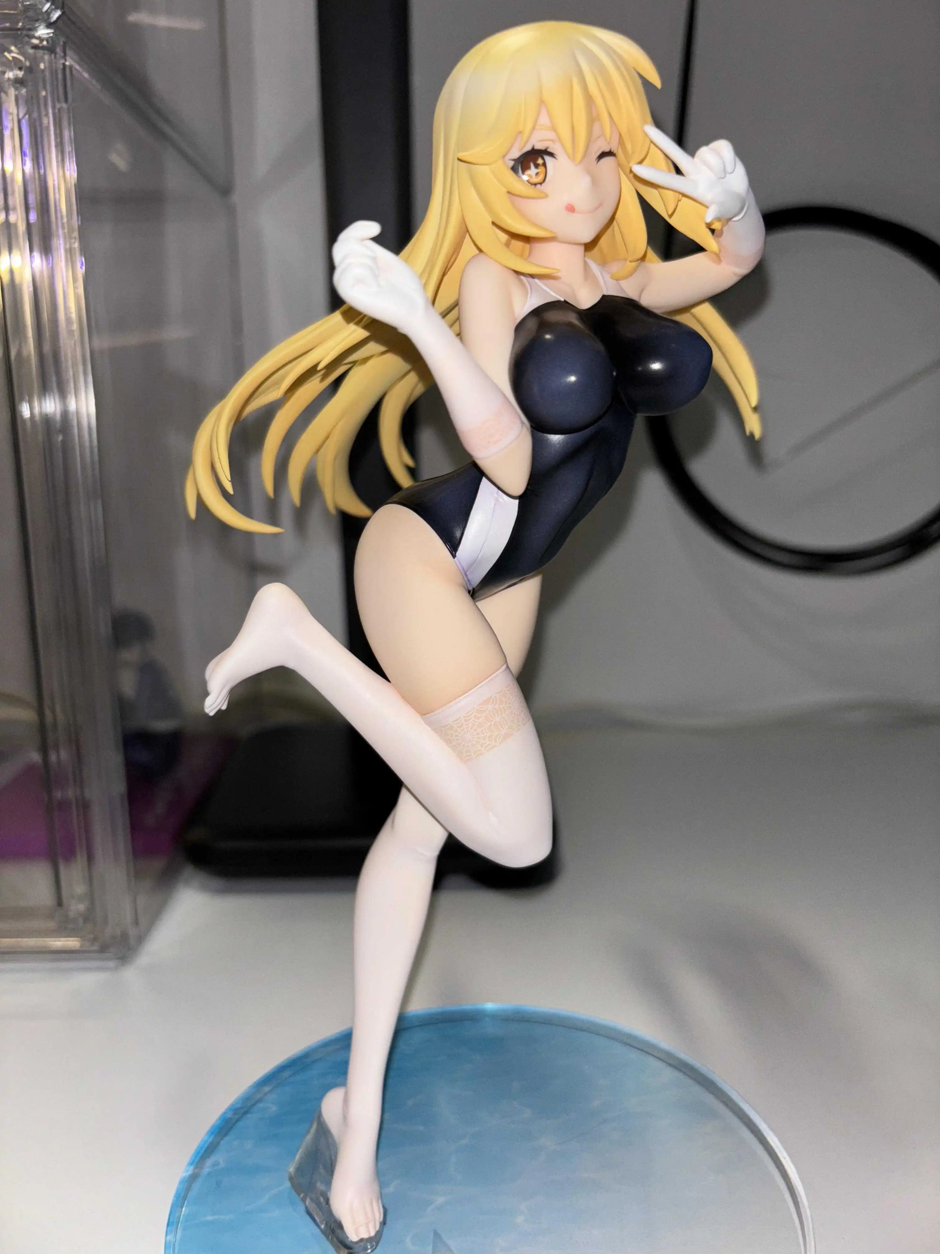 

Подлинный школьный купальник Alter Shokuhou Misaki Toaru Kagaku No Railgun и гольфы Ver Action Series, модель игрушки