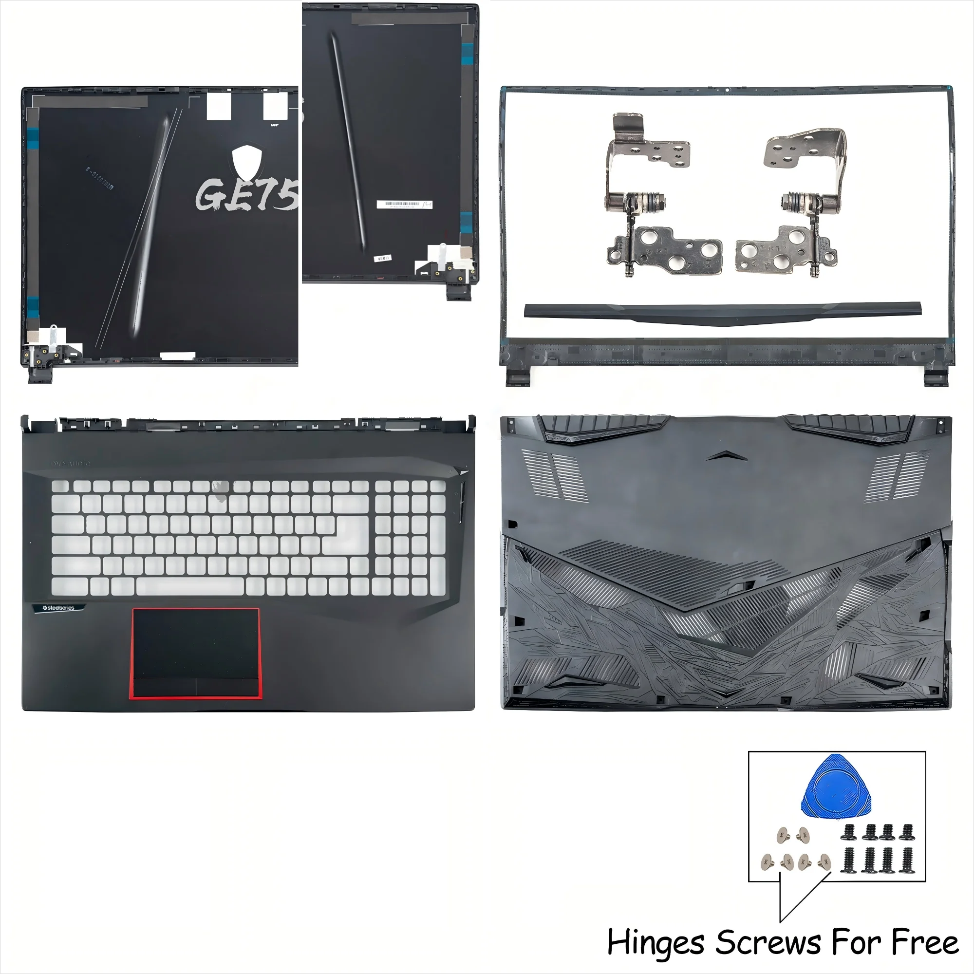 

Parts For GE75 RAIDER 8RE 8RF 8RE 8SG MS-17E2 17E9 17E1 top cover bezel screen back case palmrest bottom upper lower cover 17.3'