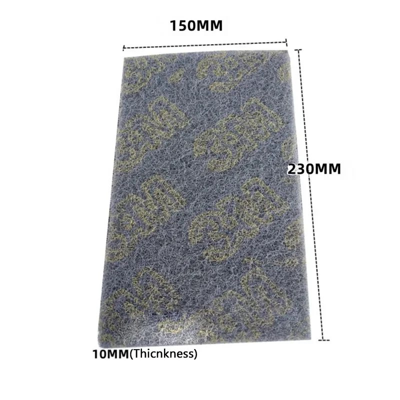 7448 Grijze Schuursponsje 800 ~ 1000 # Scooting Pad Schoonmaken Polijstdoek Metaal Elektronisch Plastic Polijsten Geborsteld Doek