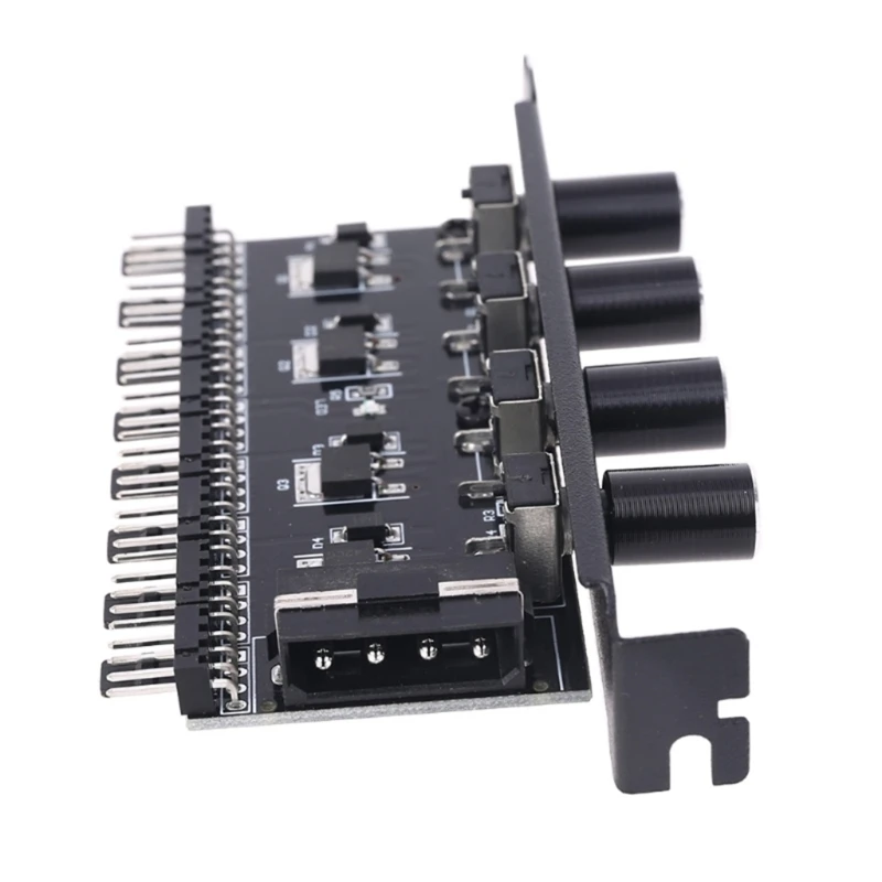 Chassis Fan Hub CPU Cooling 8 Port 12V to Fan-Header 4 Pin PWM Contro