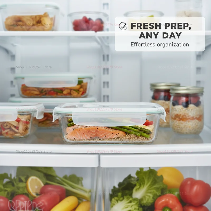 Glass Lunch Box Food Storage C - Meal Prep Day review and price