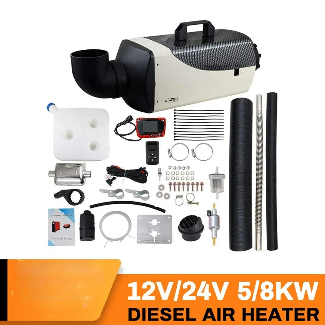 2025 12V Parking Heater Air Heater Car Truck 24V Diesel Heater Firewood