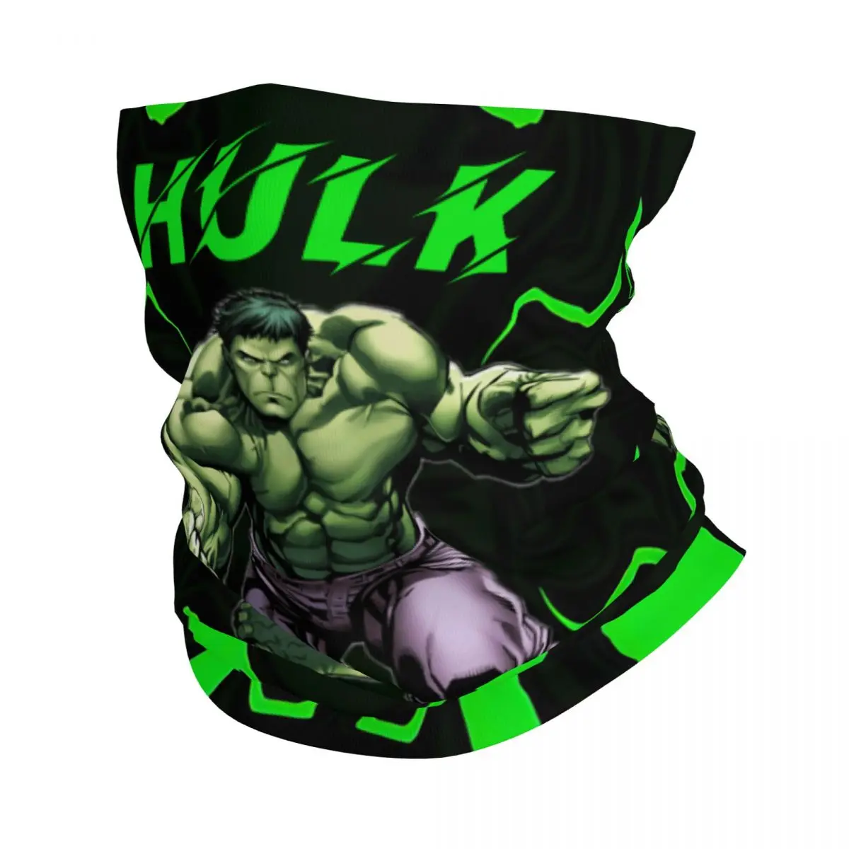 MARVEL Cool Bandana Neck Cover Motorcycle Club Hulk Wrap Scarf Multi-use Balaclava Cycling Unisex Adult Winter