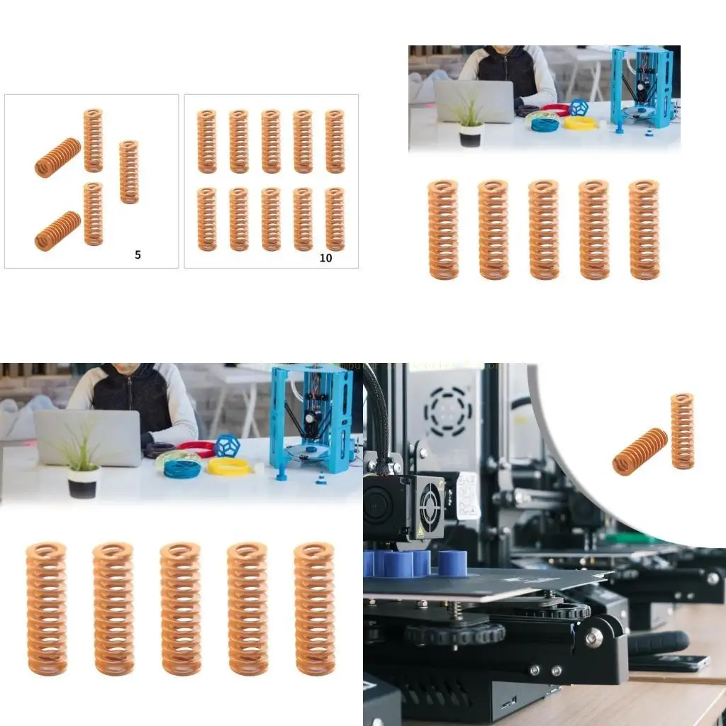 

3D Принтер Золотые пружины 8x4x25 мм для CR10 ОТКАЗКИ Эффективный нагревательный раствор нагретый слой пружина 5 шт/10 шт.