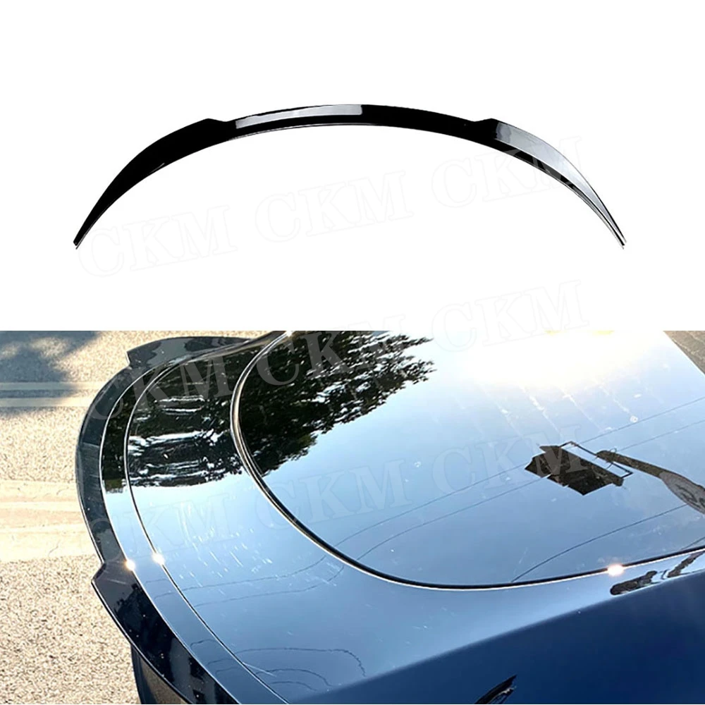 

CKMUUER Car Rear Trunk Spoiler Wing for Tesla Model Y 2020+ ABS Material Rear Spoiler Body Kits Accessories M Style