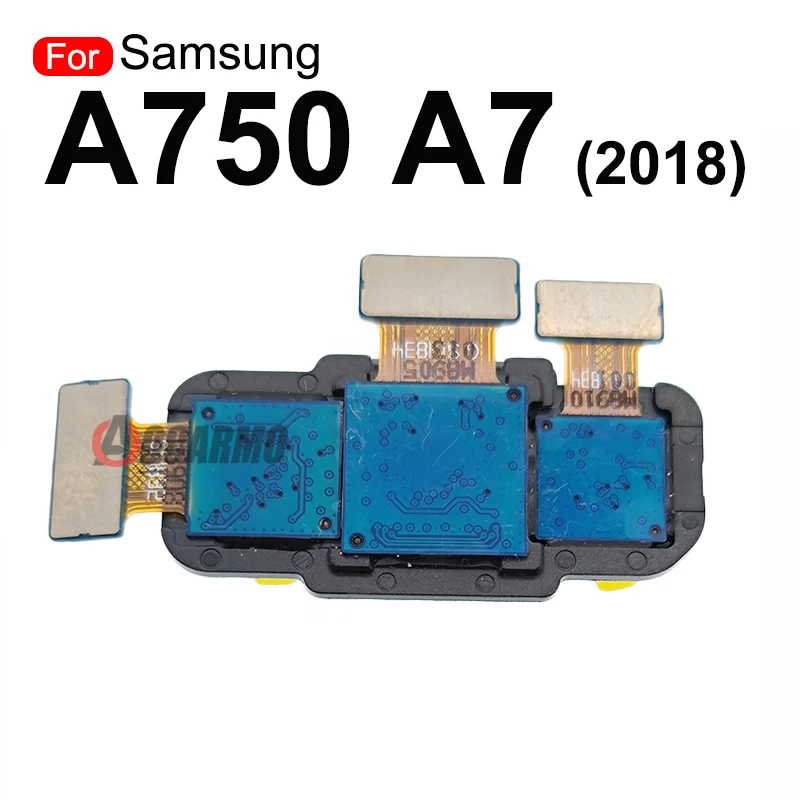 5MP+8MP+24MP Back Main Big Rear Camera And Front Camera Module Flex Cable For Samsung Galaxy A750 A7 2018 Replacement Part