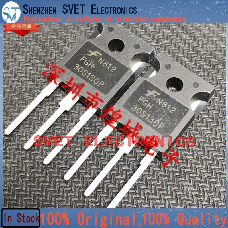 10PCS-50PCS  FGH30S130P  TO-247 1300V 30A    Original In Stock Fast shipping