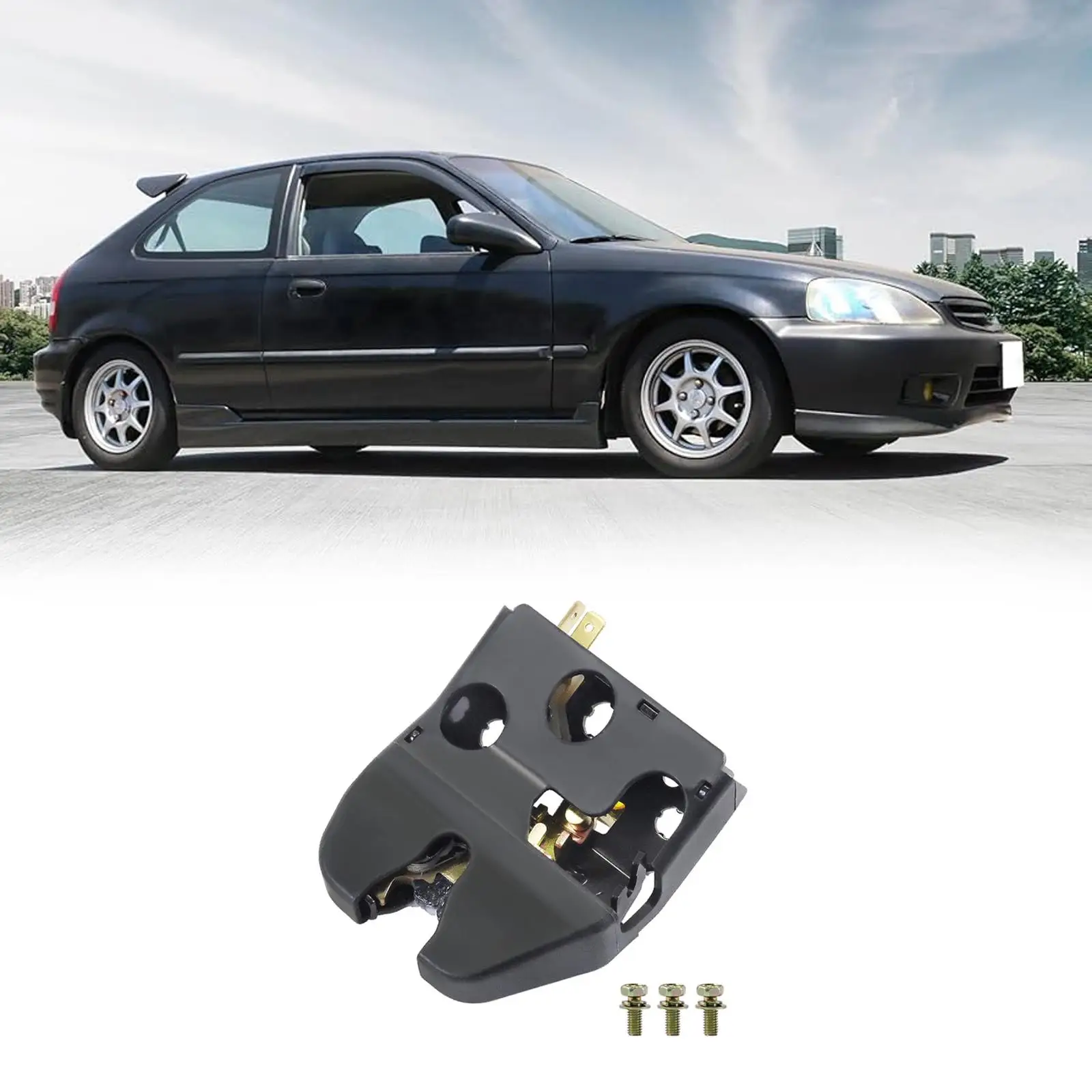 

Trunk Lid Lock Latch Assembly Accessory 74851-s01-a01 Portable Premium Easy to