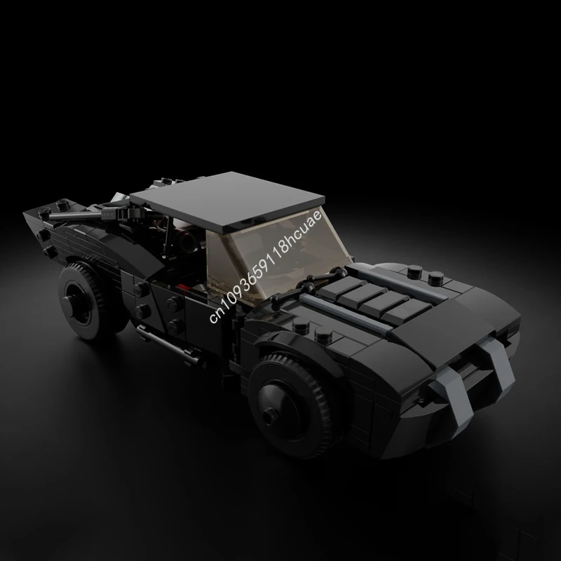 

381 шт. MOC Pattinsons Бэтмобиль Супергерои Модель Строительные блоки Сборка Дети творческая архитектура игрушки Рождественские подарки