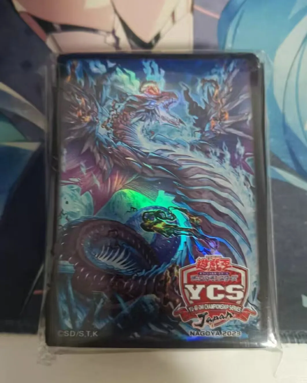 100-pezzi-yugioh-konami-ycs-giappone-snake-eyes-flamberge-dragon-collezione-ufficiale-sigillato-card-protector-duelist-sleeves