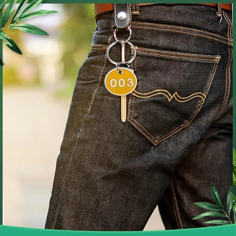 

(NEW) 3 Packs Number Plate Number Tags Key Id Label Tags Id Tags Number Chains Key Ring Number Key Tags 1-10