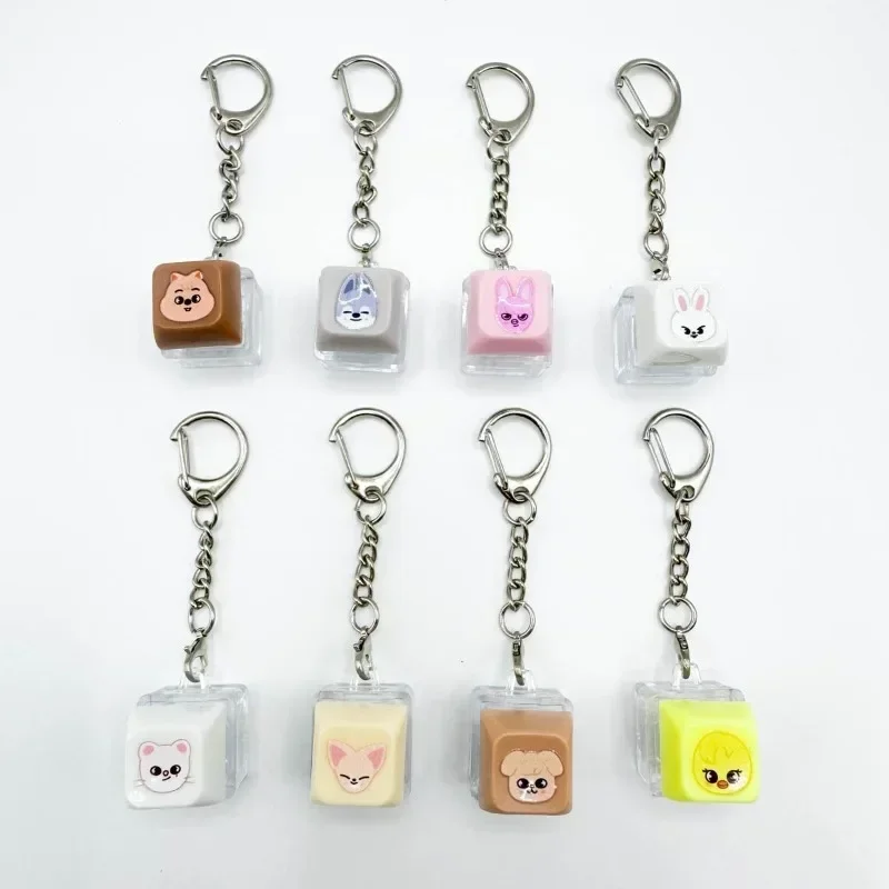The latest SKZOO cartoon original super stress-relieving keycap mechanical keyboard feel stress-relieving toy pendant in 2026