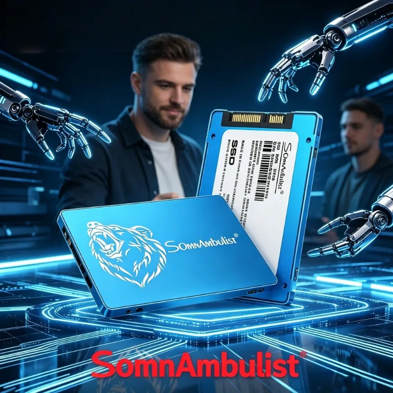 

High Performance SomnAmbulist 2.5" SATA3 SSD 128GB~2TB Stable Solid State Disk Replacement For Laptop & Desktop PC