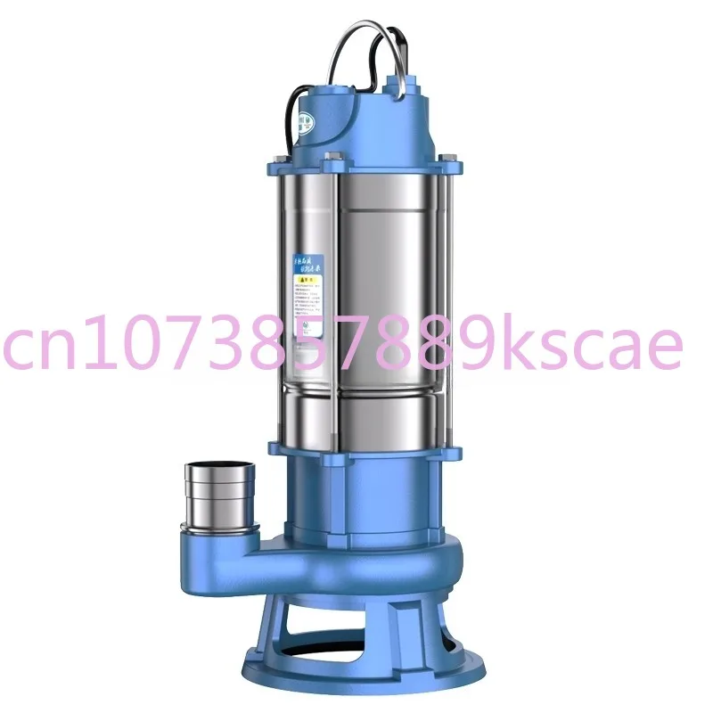 

Sewage Pump 220v Cutting Manure Pumping Mud Septic Tank Suction Submersible Household