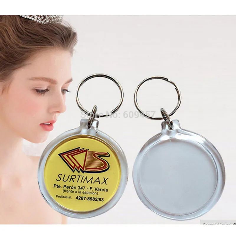 Sleutelhanger Acryl - Eigen naam
