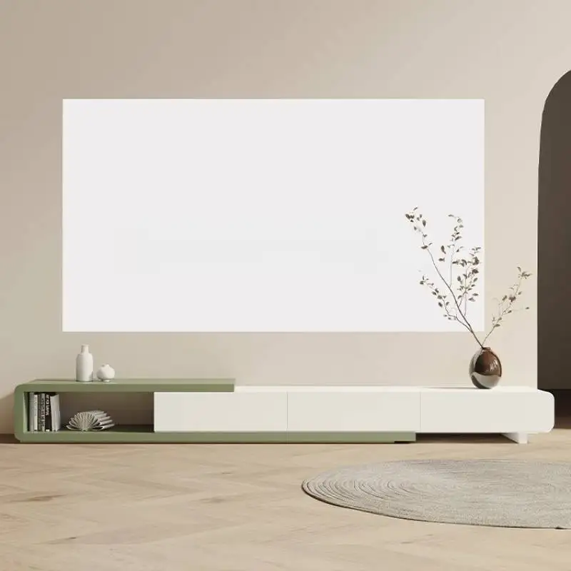 

French Holder Modern TV Cabinet Living Room Luxury House Movable Bedroom Tv Stands Nordic Wheels Wood Fernsehtisch Furniture