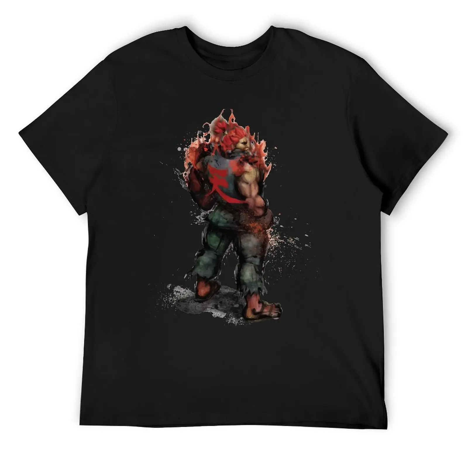 

akuma T-Shirt korean fashion graphic shirts customizeds men graphic t shirts