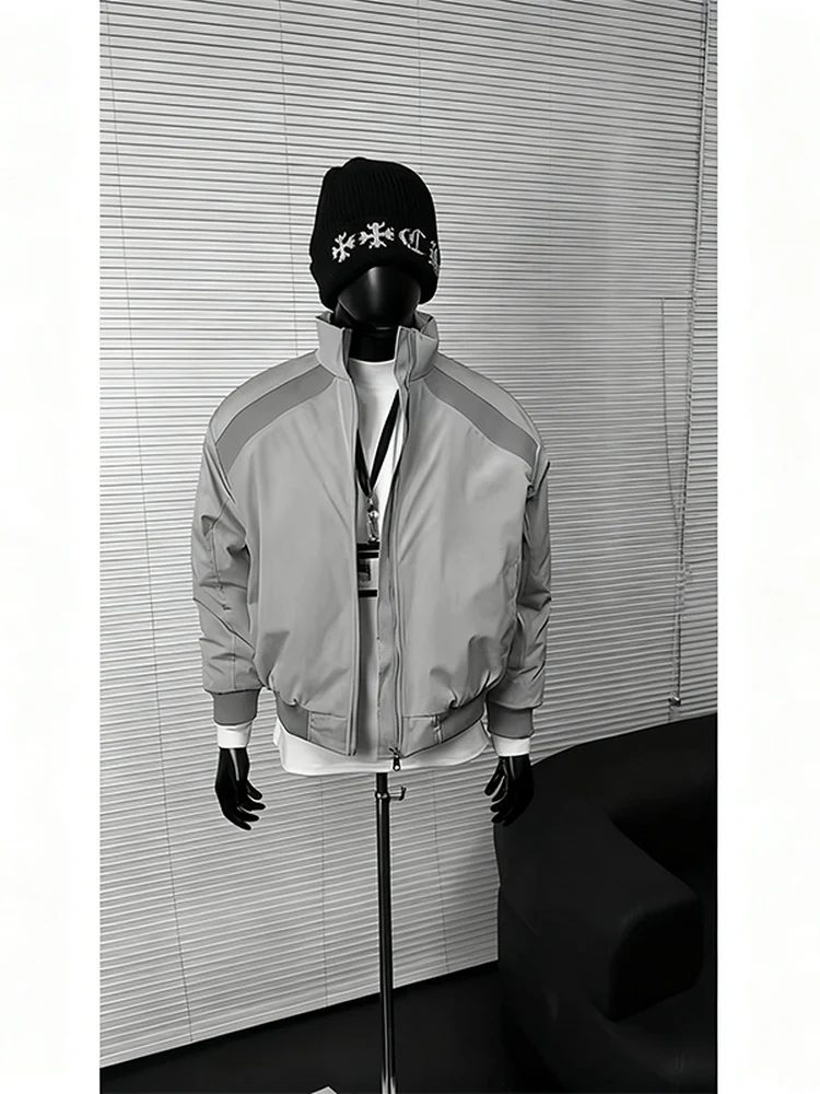 

Американский бомбер Sle Jaet, хлопковое пальто, мужское термостойкое теплое пальто с воротником-стойкой, Flight Jaet ort, бейсбольная рабочая одежда, верхняя одежда