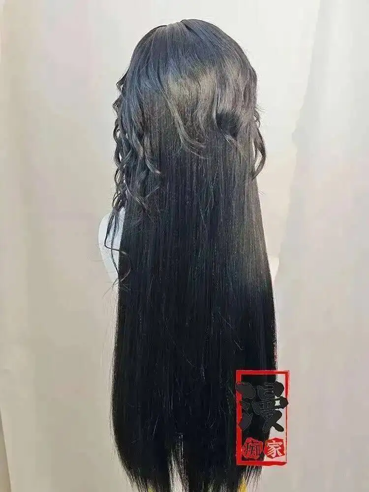 Stylized The Scum Villain’s Self Luo Binghe Customized Unisex Shen Qingqiu Women Anime Halloween Costume Wig Chinese Fan Wig+cap