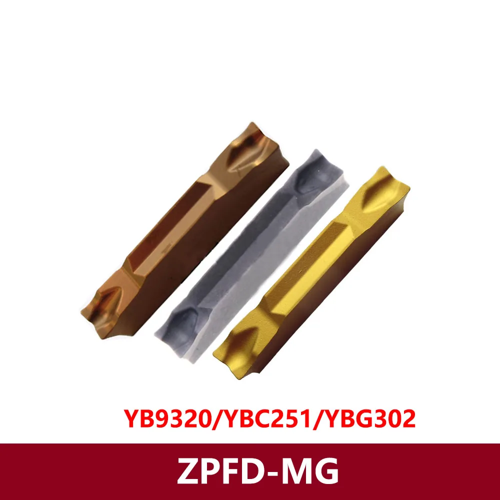 Original ZPFD0302-MG YB9320 YBC251 YBG302 Carbide Inserts ZPFD 0302 MG CNC Lathe Cutter Turning Tools ZPFD0302 Machine Holder