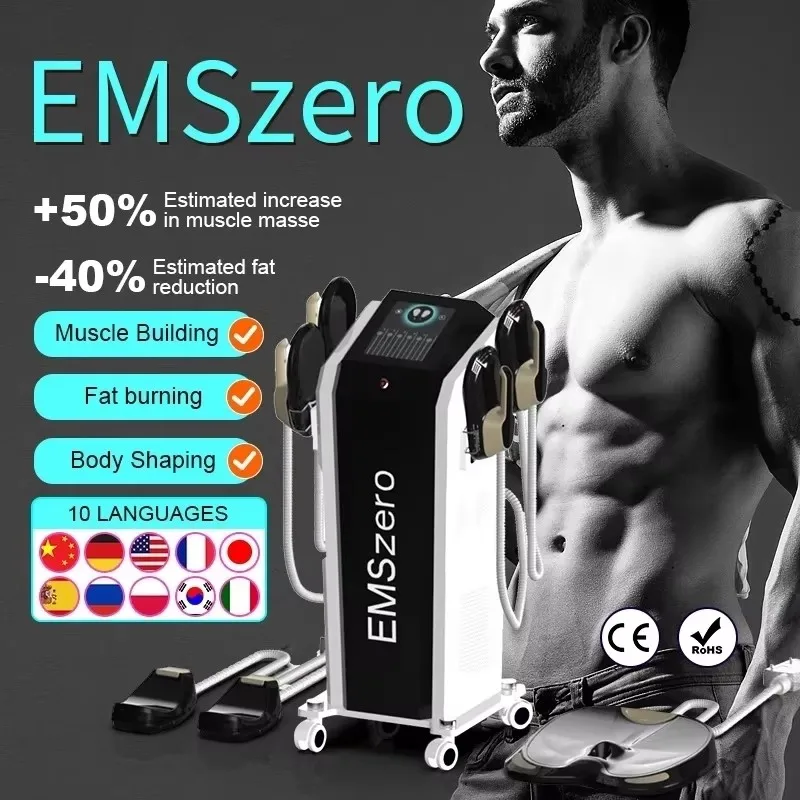 2025 New Slimming sculpt NEO Nova 15 Tesla Power 6500W hi-emt 4 pcs Handles With Pelvic Stimulation Pads Optional EMSzero