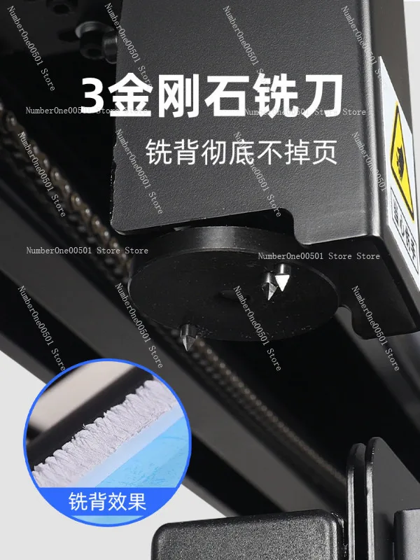 Small Desktop Wireless Hot Melt Binding Machine A4 Automatic Tender Book Binder Office Home Use