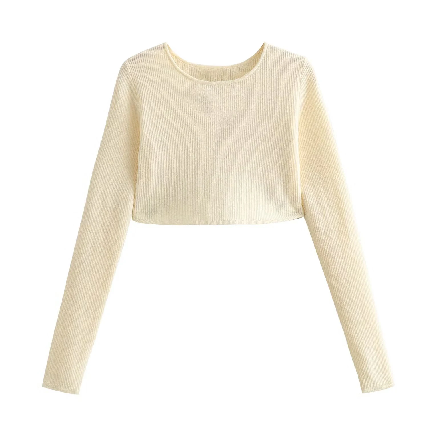 

Новый женский мягкий на ощупь вязаный свитер в европейском и американском стиле, украшенный стразами, короткий топ