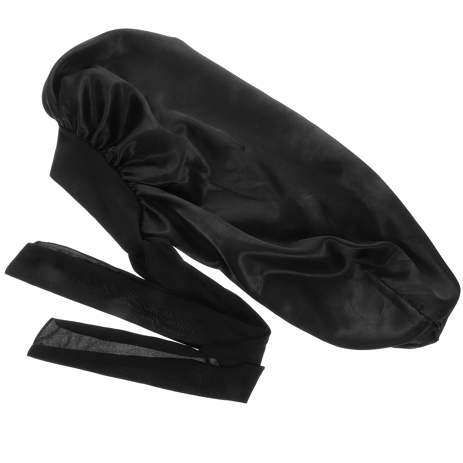 

Нежная шапка для сна, креативная атласная шапка для девочек, длинная шапочка для сна, защита от сухости, стабильное качество, легко носить