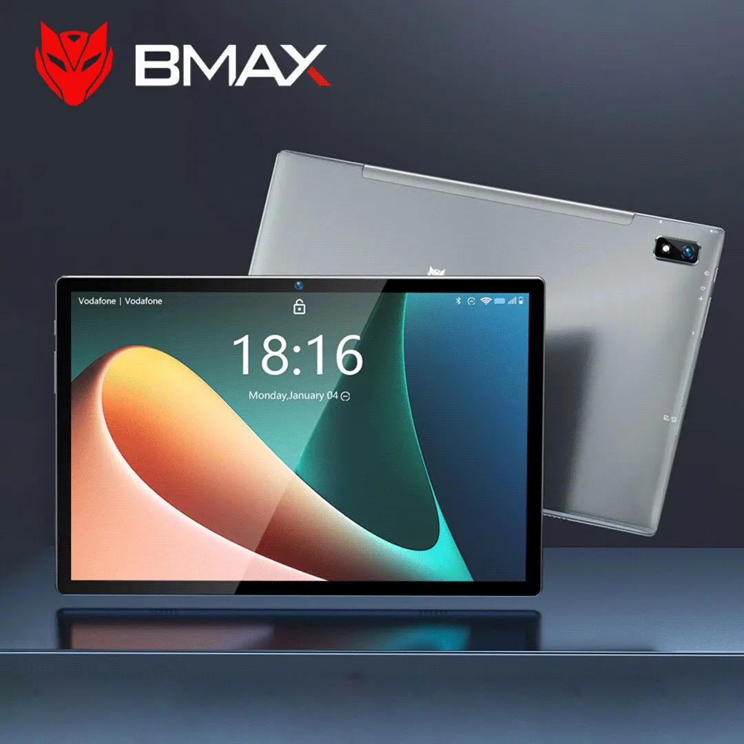 BMAX I10 Pro ponsel 10.1 inci RAM 4GB ROM 64GB, Tablet dengan fitur panggilan telepon Tablet Android 11 Octa Core 1920x1200 T310