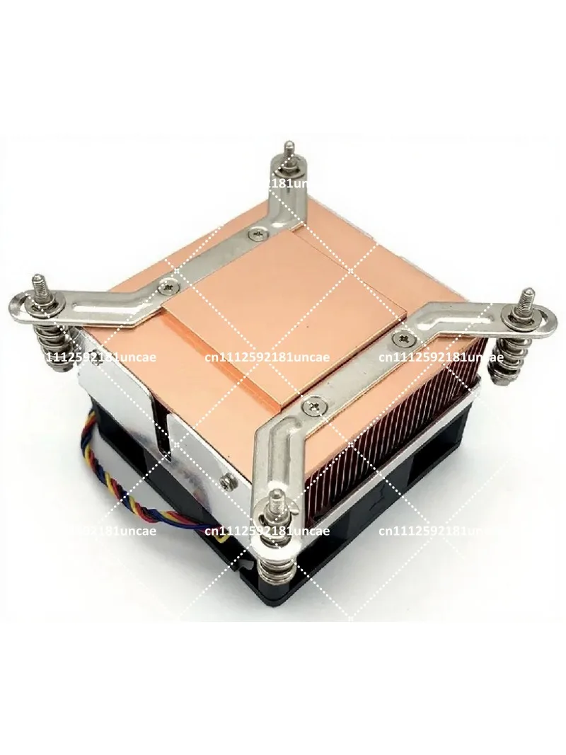 All Copper 2U Server CPU Cooler for LGA 115X 1200 2011 1366 with Downward Blowing Fan