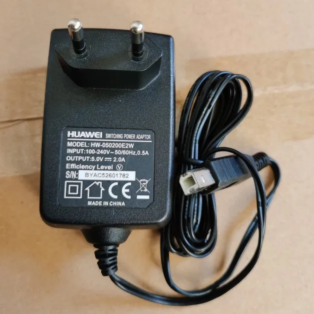

1Pc For Huawei Power Adapter Printer Square Port Network Set Top Box Scanner Power Supply HW-050200E2W 5V 2A