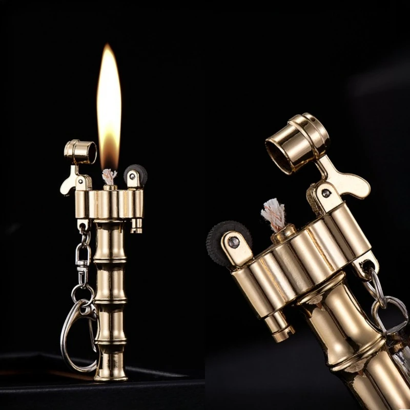 

Waterproof Pistol Shape Jet Lighter Embossed Eagle Pattern Leather Wrapped Cooling Flame Stylish Refillable Gas Accessory