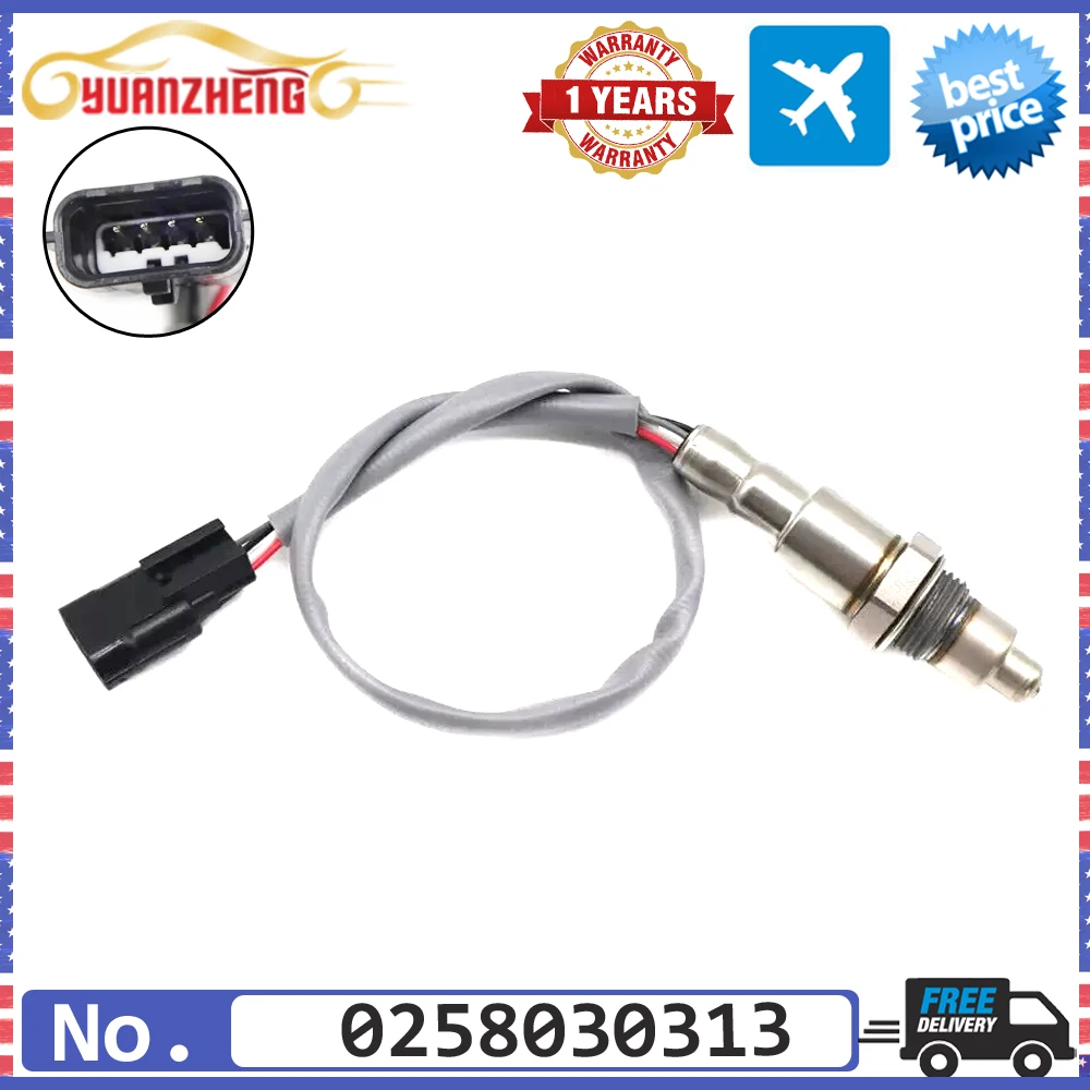 Car Rear Air Fuel Ratio Lambda O2 Oxygen Sensor 0258030313 for Nissan Altima Juke Maxima Murano Pathfinder Quest Infiniti QX60