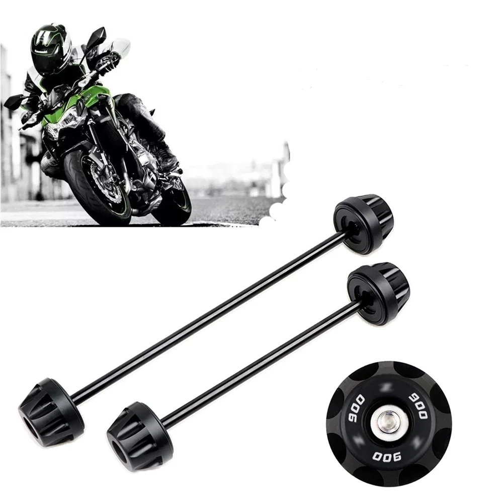 Front Rear Axle Fork Crash Slider For KAWASAKI Z900 2017 2018 2019 2020 2021 2022 2023 Motorcycle Wheel Protector