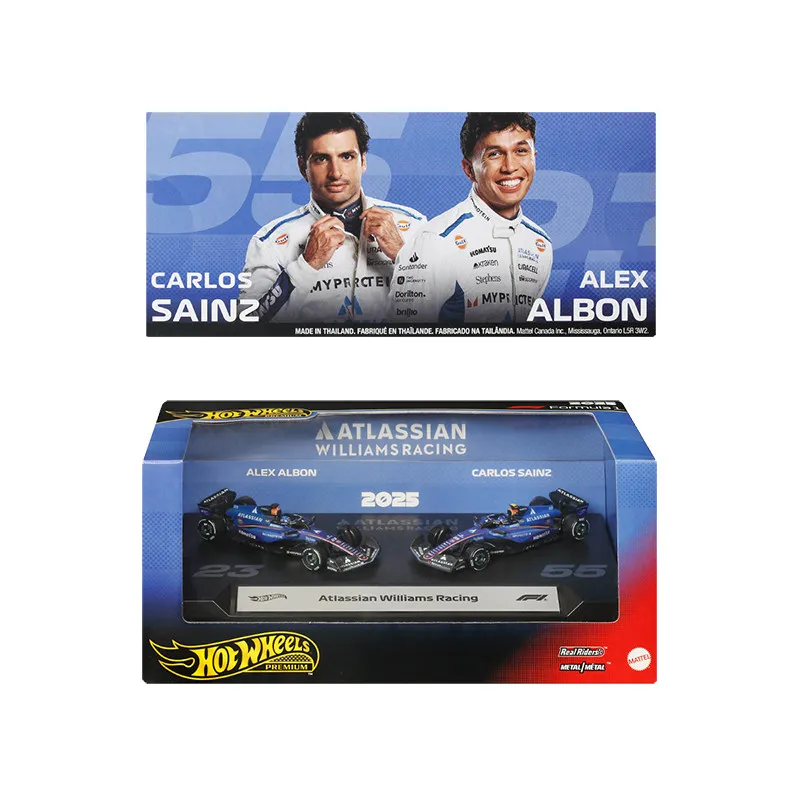 2026 New Hot Wheels Original Formula 1 Double Car Racing Set Collecting Alloy Miniature Diecast Vehicle Cars Toys Birthday Gifts