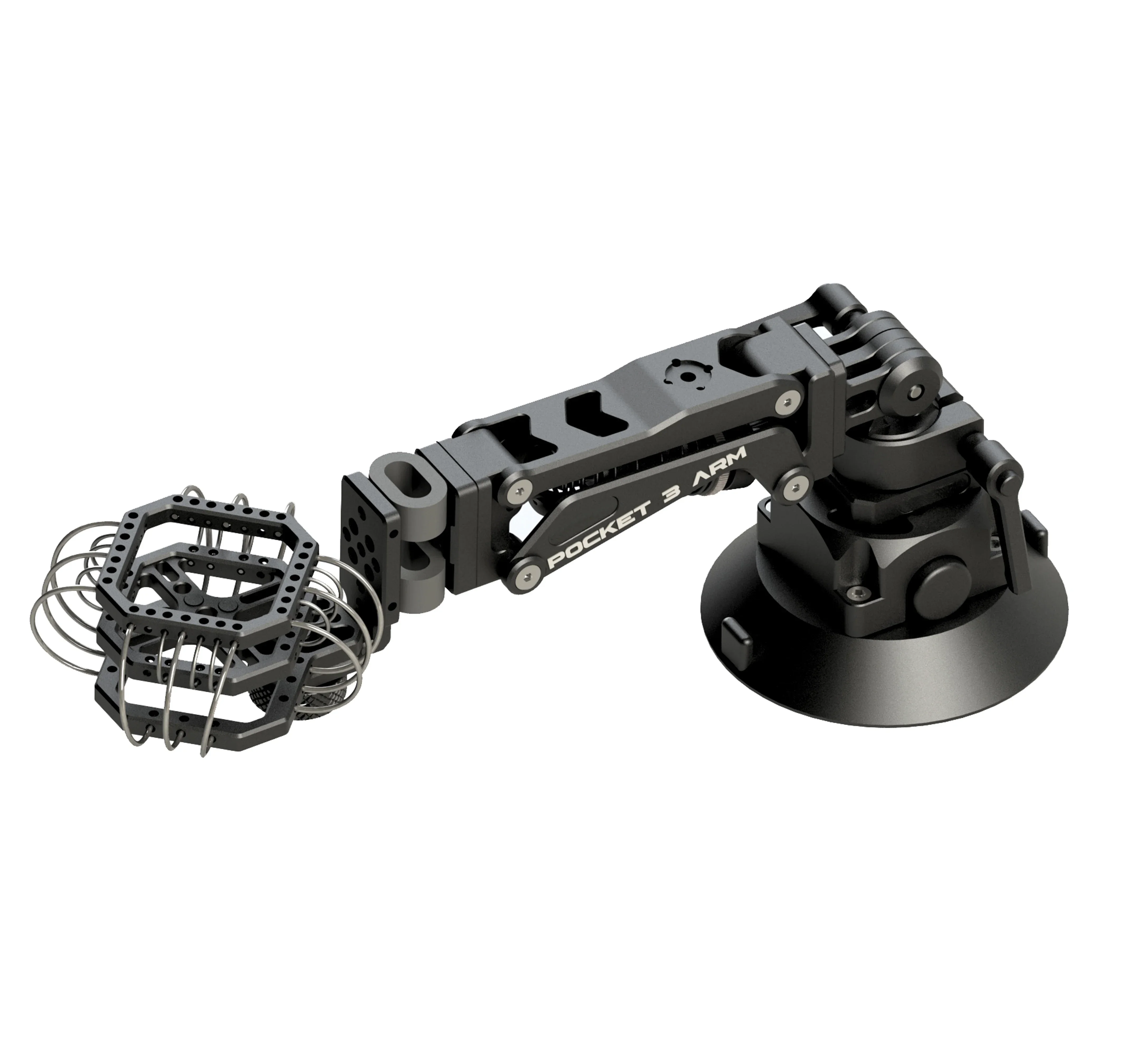 Nieuwe Auto Stand Zuignap Mount Stabilisator Z-As Gimbal Camera Shock Arm Beugel Voor DJI Osmo Pocket 3
