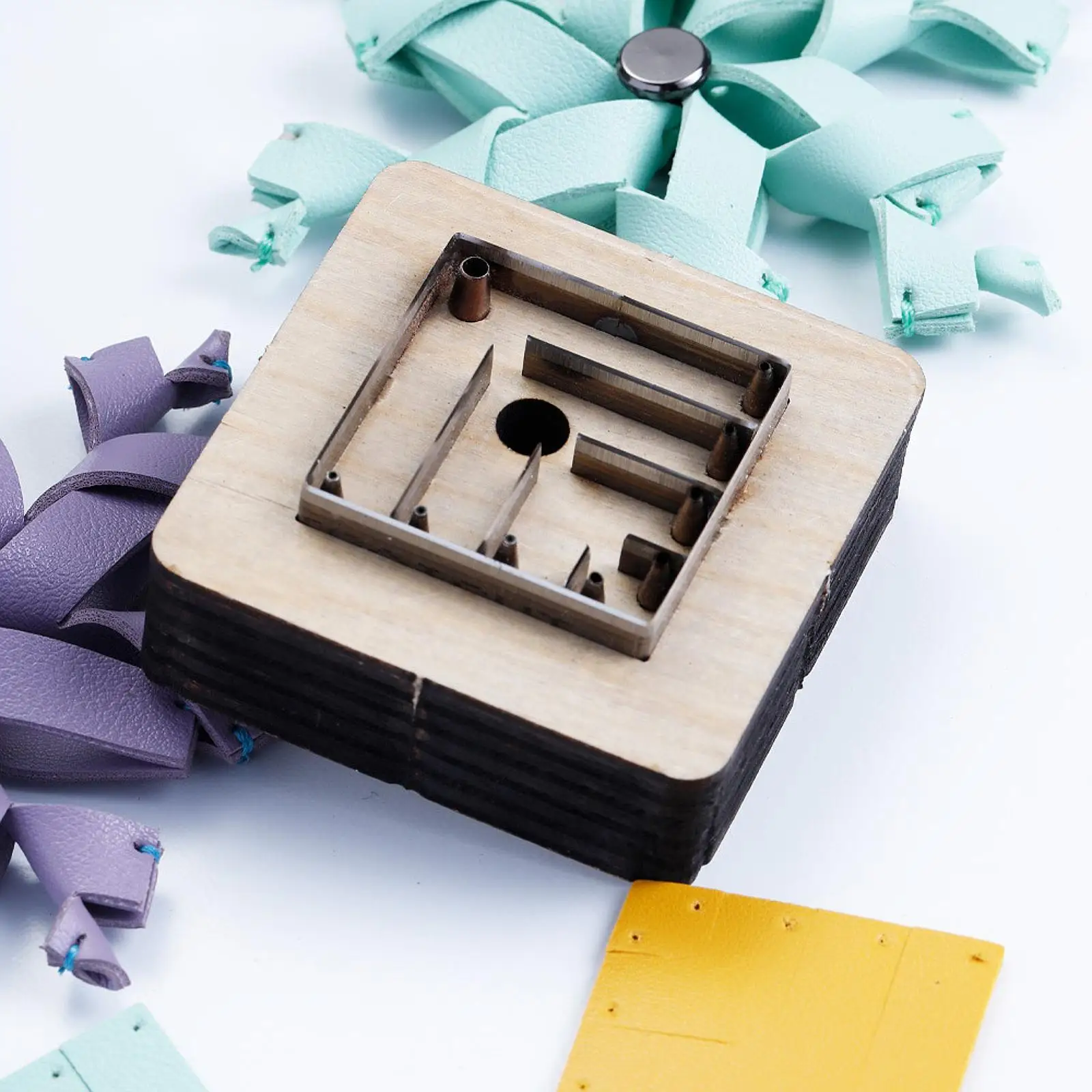 

Трафареты для резки кожи снежинки, шаблон для штамповки, альбом для вырезок, многоразовый