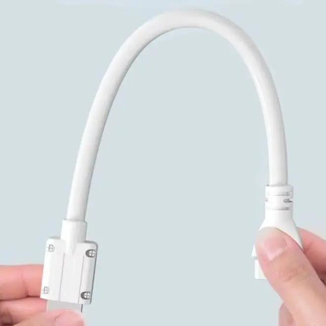 Mini USB LED Night Light 8LEDs Book Lamp Extension Pole Plug Adapter For Reading Notebook Power Bank Type-C And USB Interfaces