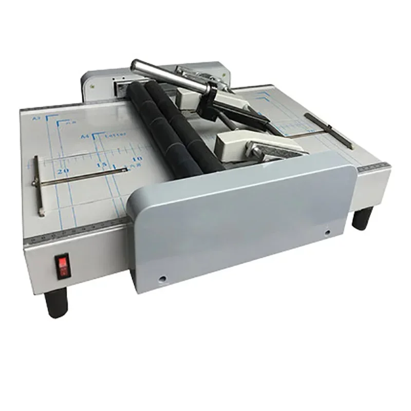 New Large 220V/60W Office Electric Binding And Folding Machine Origami A3 Electric Binding And Creasing Machine Folding Machine