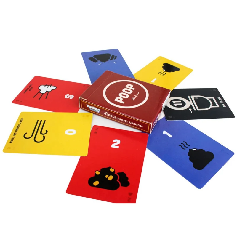 Poop The Game Family Friendly Board Games Adult Games for Game Night Card Games for Adults Teens Kids