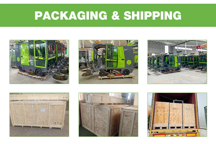 Factory Cleaning Machine Industrial Ride on Industrial Electric Driving Battery-Powered Industrial Street Sweeper