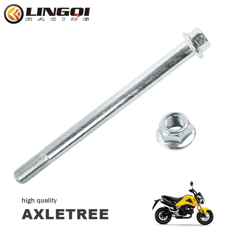 LING QI Motorcycle 330mm 335mm Wheel Hub Connecting Shaft Stainless Steel Axletree Bearing For ATV Off Road Go Kart Accessories