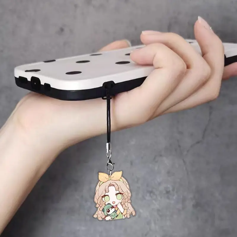 حبل تعليق لطيف للهاتف المحمول ، هوية V ، Aesop و Carl ، شاشة كاواي ، لطيفة وكاهنة ، Mike و Morton ، Q Version