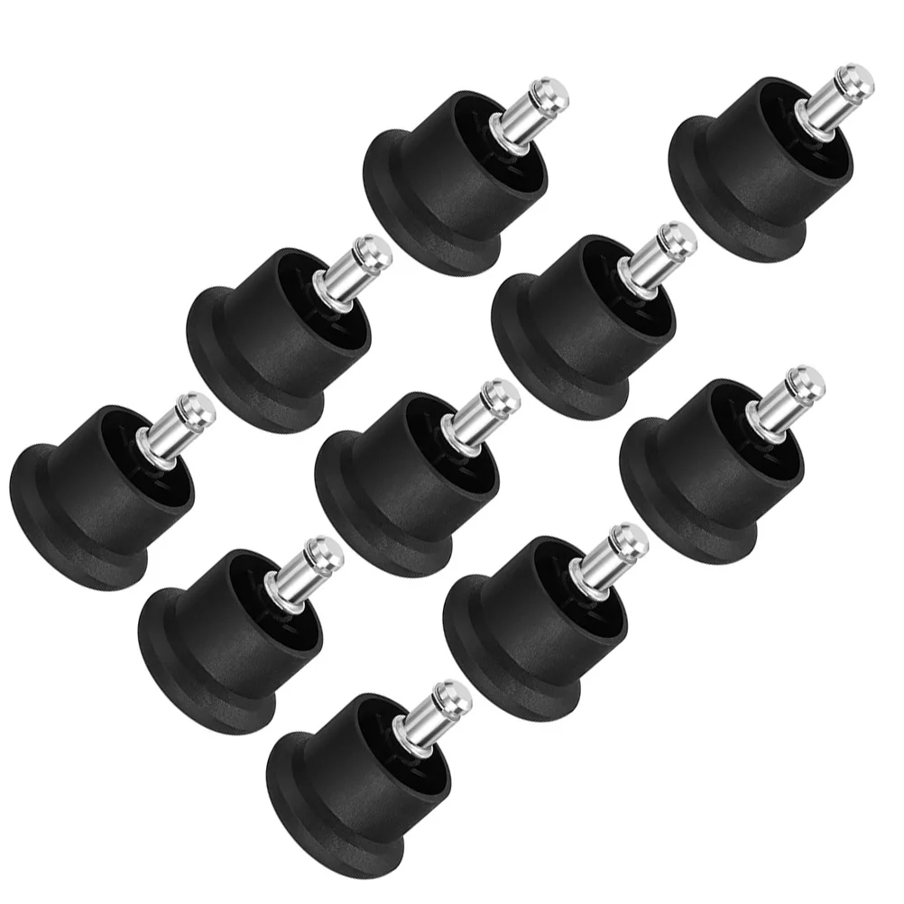 10pcs Floor Protector Chair Glides For Wood Metal Furniture Anti-Scratch Noise Reduction Office Home Use Stool Fixed Stopper