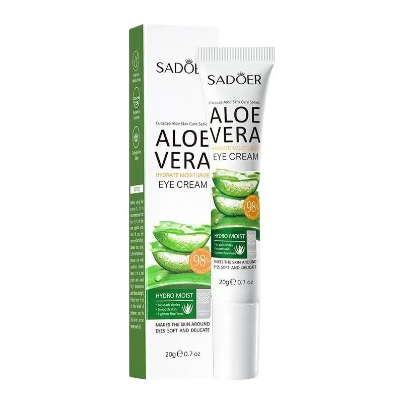 SADOER Aloe Vera Eye Cream Anti Wrinkle Dark Circles Eye Bags Moisturizing Firming Smooth Eye Beauty Skin Care Cosmetics·..