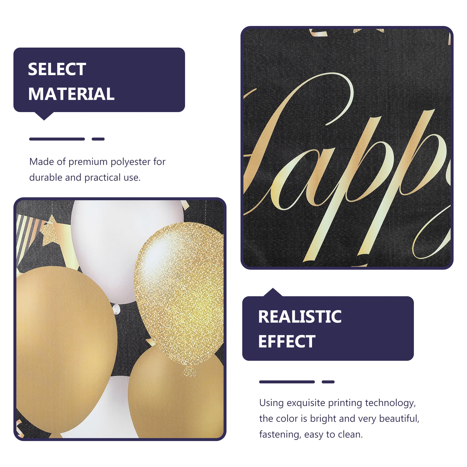 

Birthday Party Background Banner Decorative Bunting For Themed Party Decoration Photo Props Wall Hanging Ornament Home Hanging