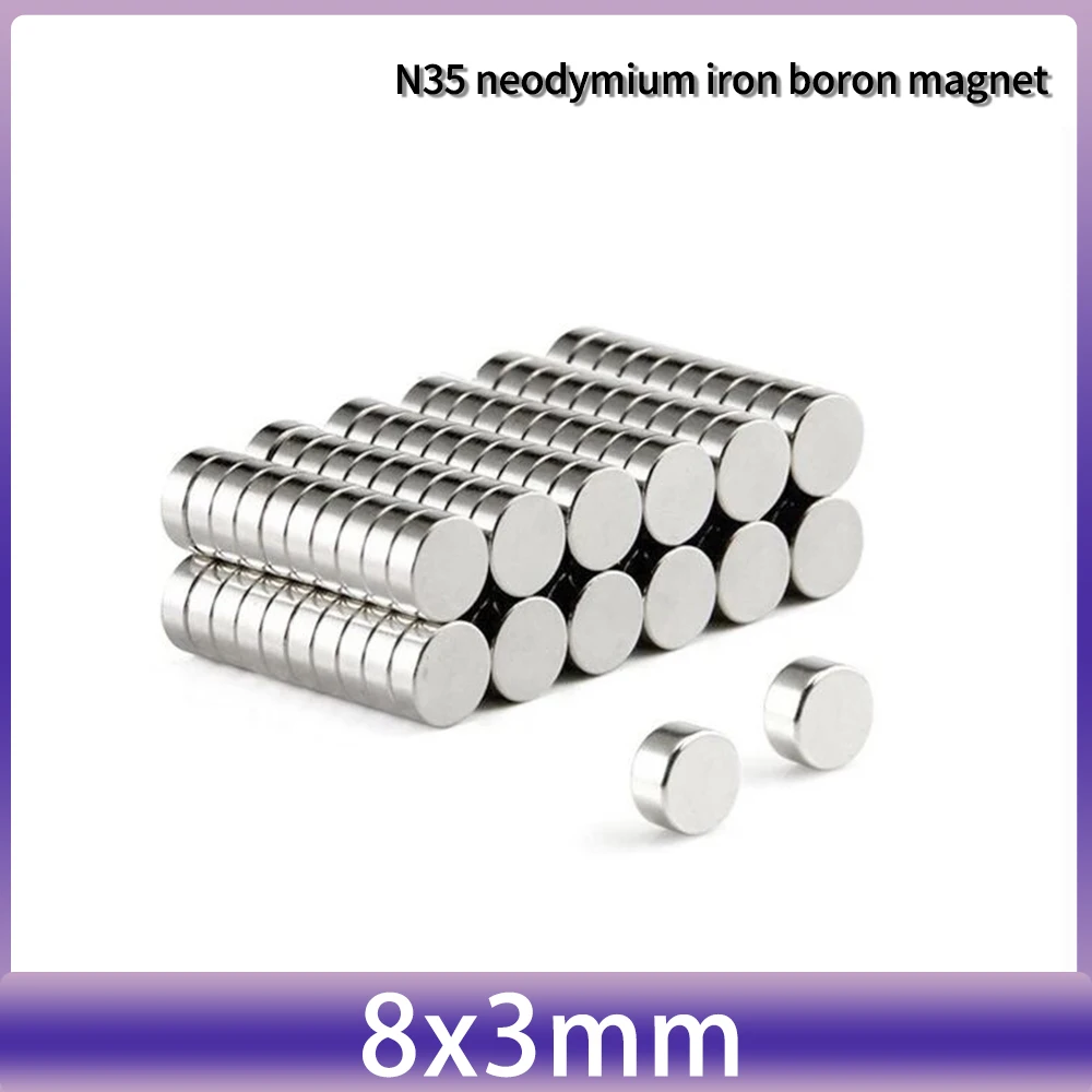 20/30/50PCS 8x3 mm Rare Earth Magnets Diameter 8x3mm Small Round Magnet 8mmx3mm Permanent Neodymium Magnets D8*3mm