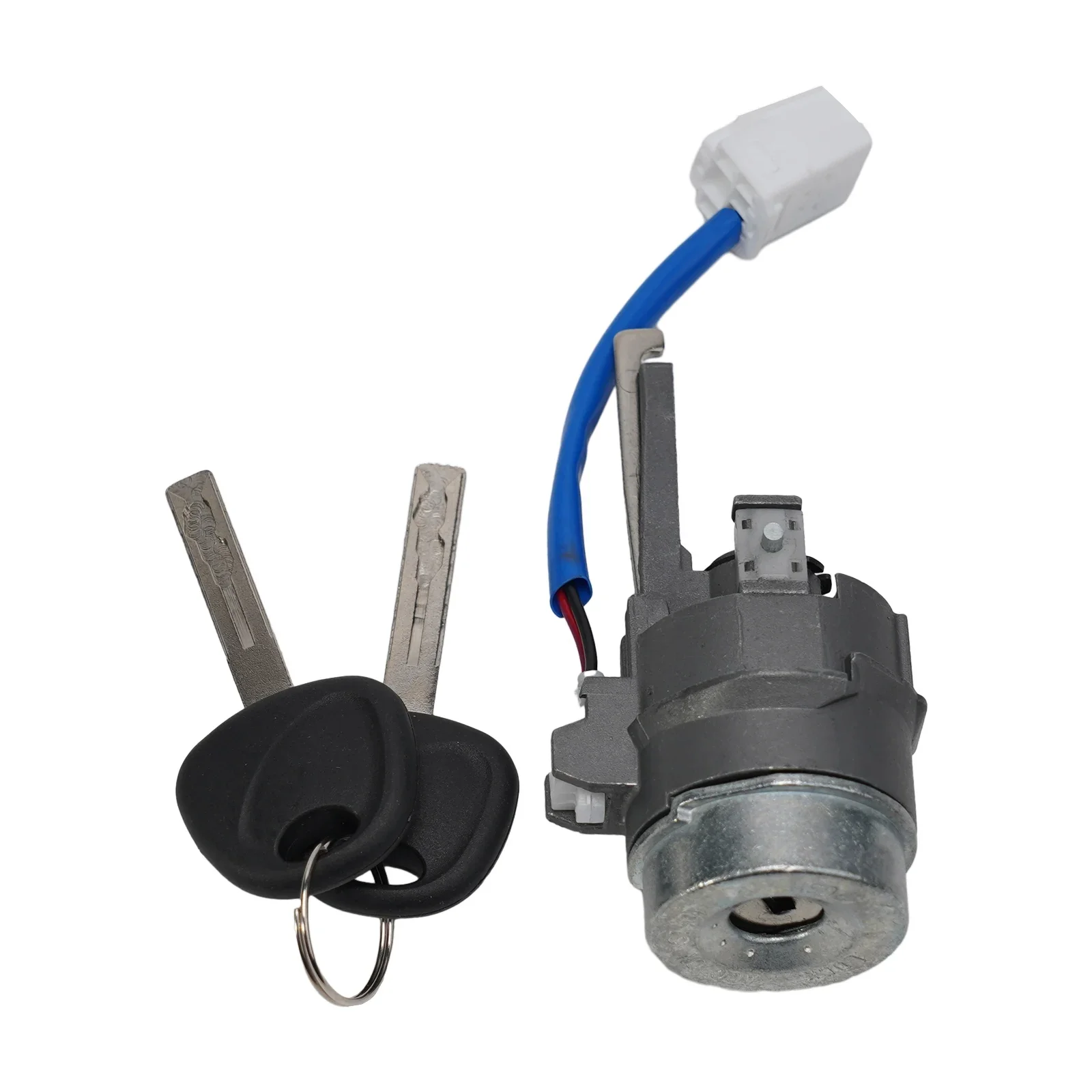 

1x Ignition Lock Cylinder For Tucson 2012-2015 Correct Connector Direct Installation For Hyundai Plastic Silver Practical To Use