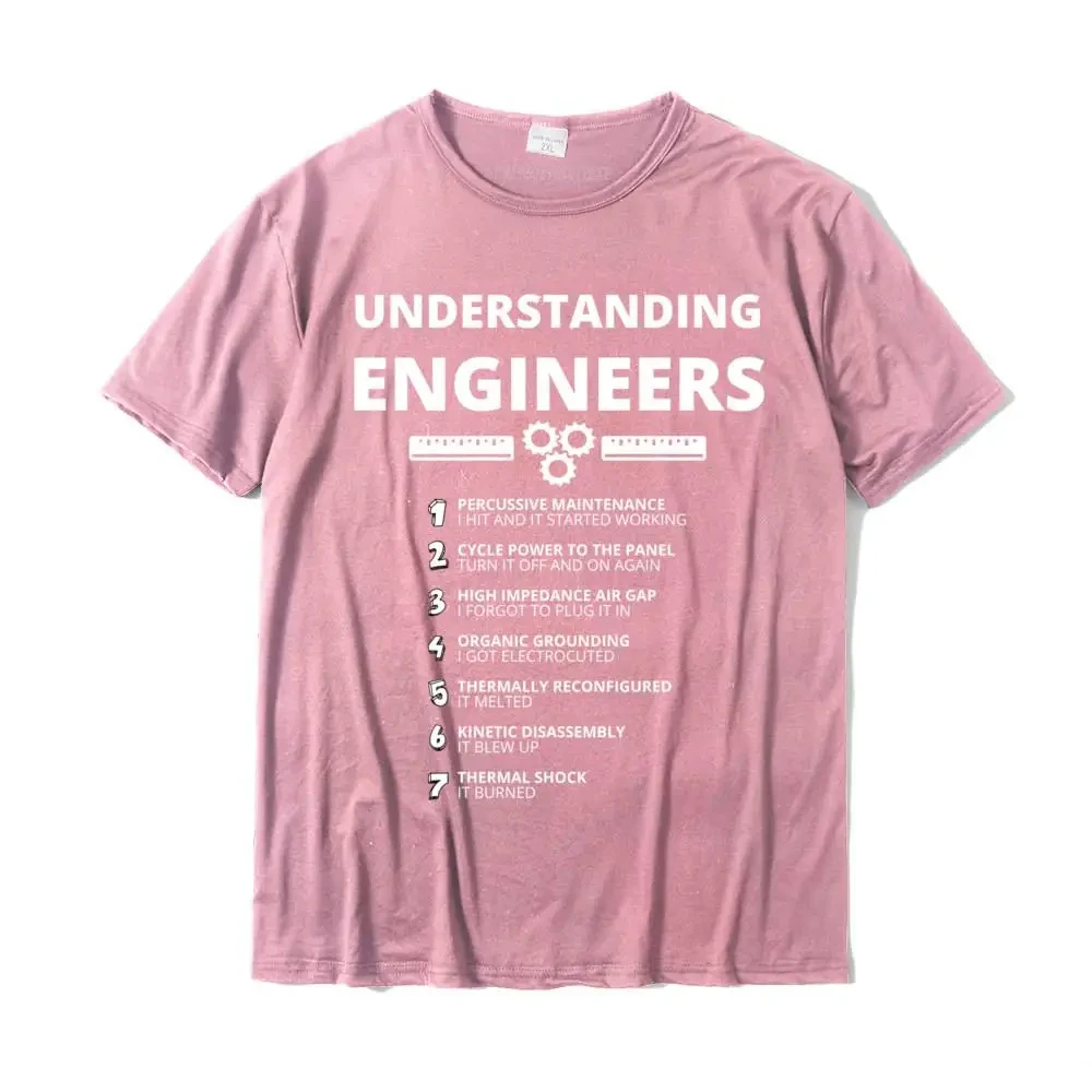 Understanding Engineers Funny Sarcastic Engineering T-Shirt Cotton Design Tops T Shirt Special Men T Shirts O-neck short sleeves