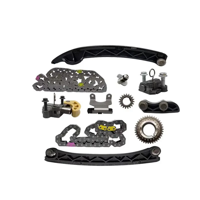 Timing Chain Kit 12627111 Compatible Replace Parts Easy to Install Car Engine Parts Metal Accessories for Cadillac 2.0L